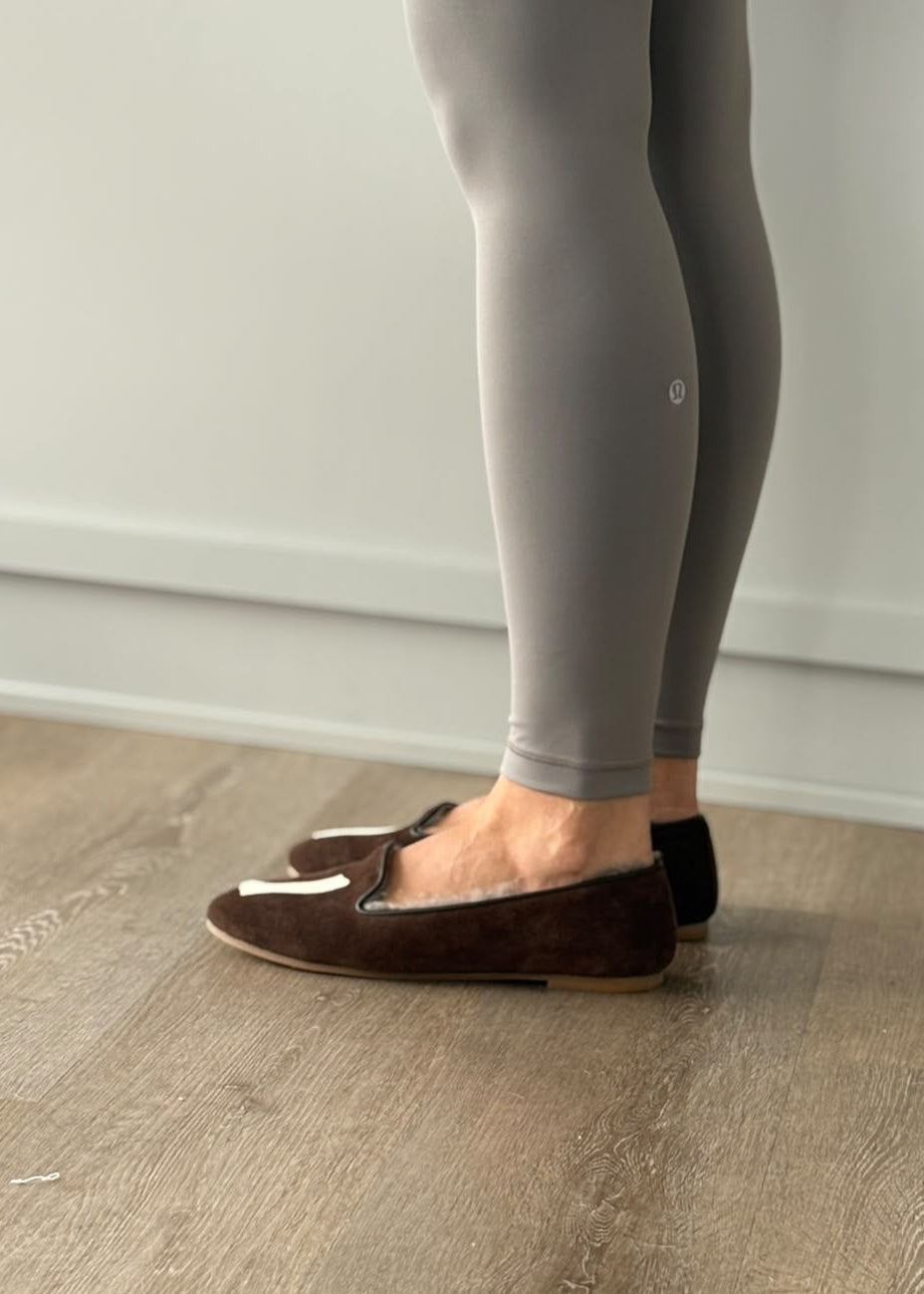 PRE-ORDER | Augusta Sheepskin Coffee Brown Suede