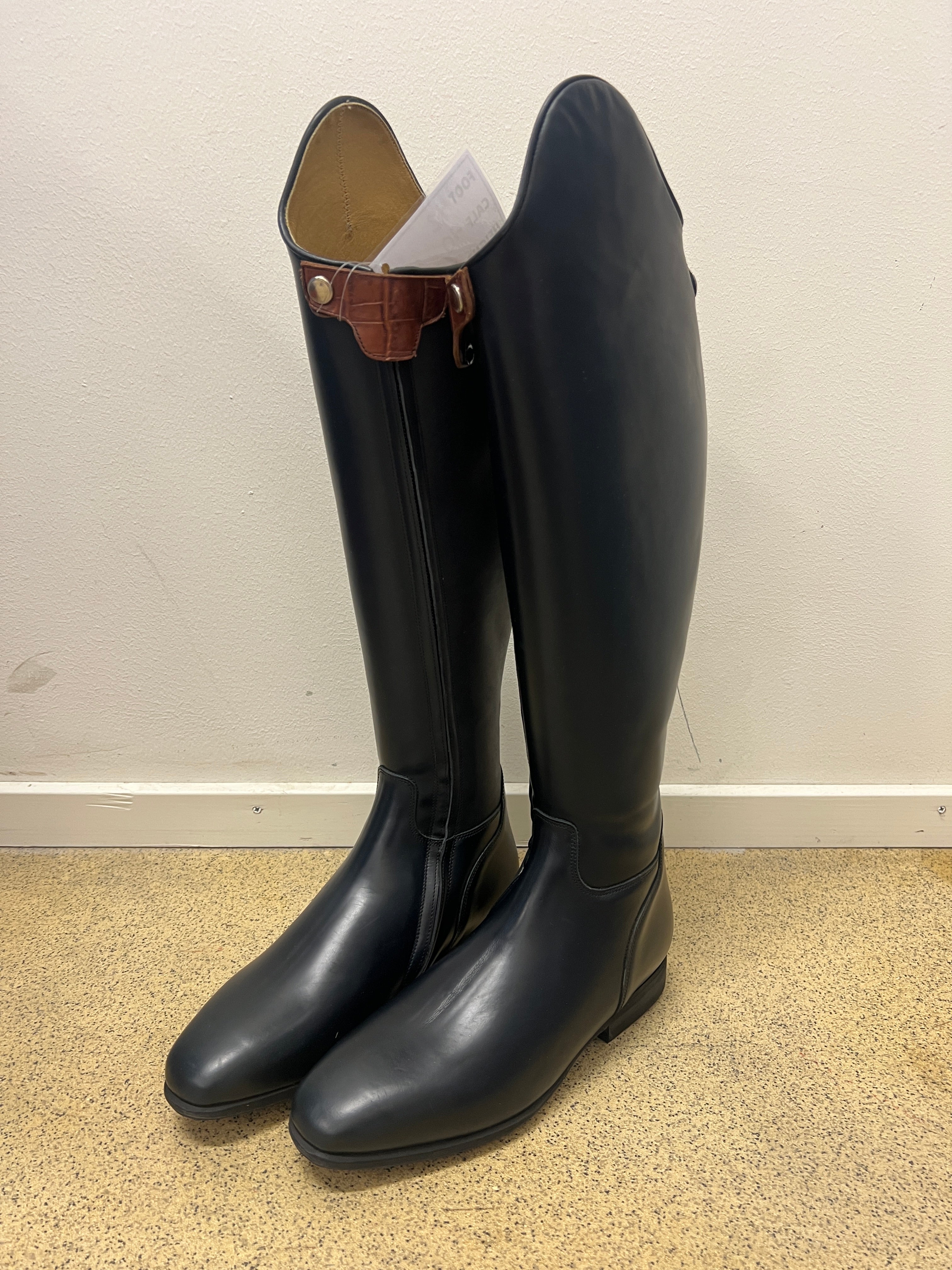 OLIVIA - Polished Navy/Chestnut Croco - 42/40/46