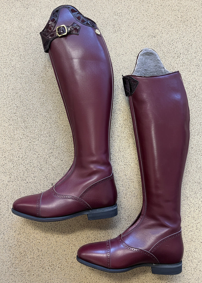 Polo Winter | Oxblood/Bordeaux croco gloss | Size 40/34-35/50