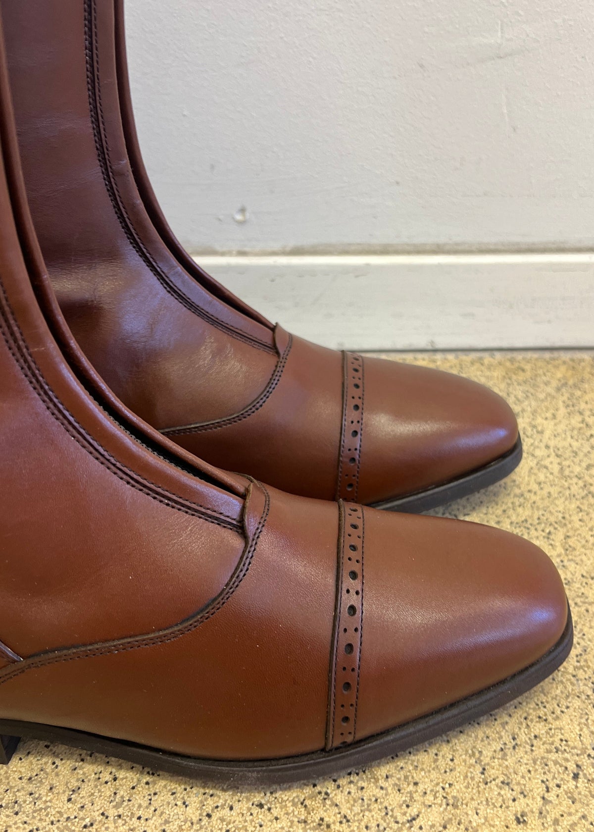 Polo | Nut Brown/Chestnut croco | Size 38/32/46