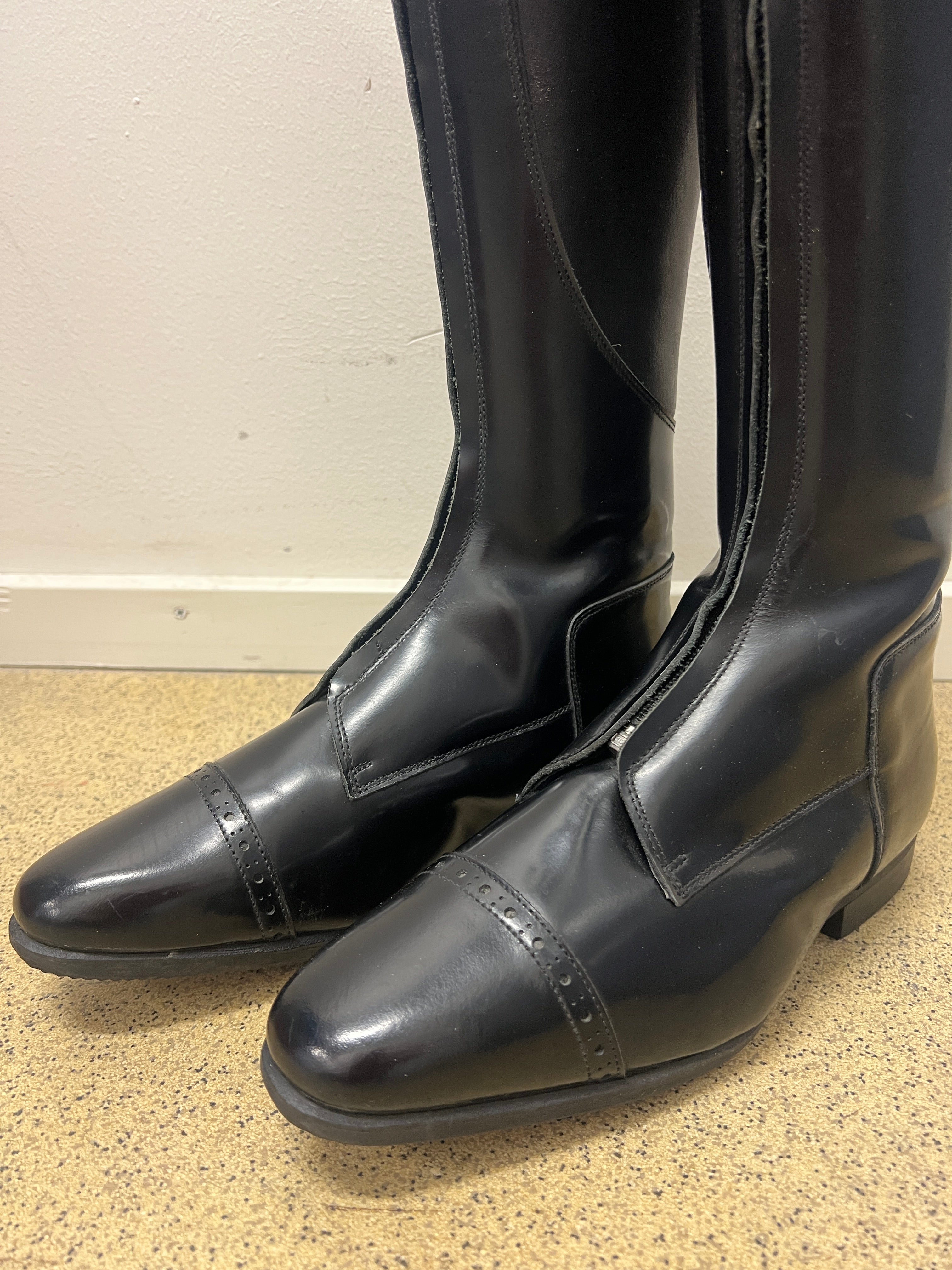 Polo Dressage Winter - Polished Black - Size 37-38/34/47