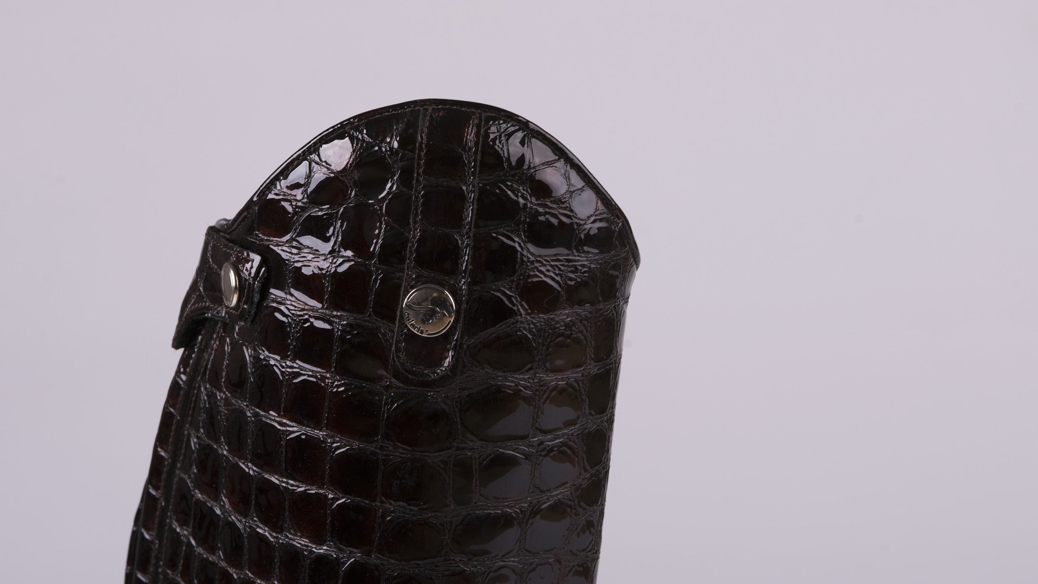 Gaya - Brown croco gloss - Size 38/35/47