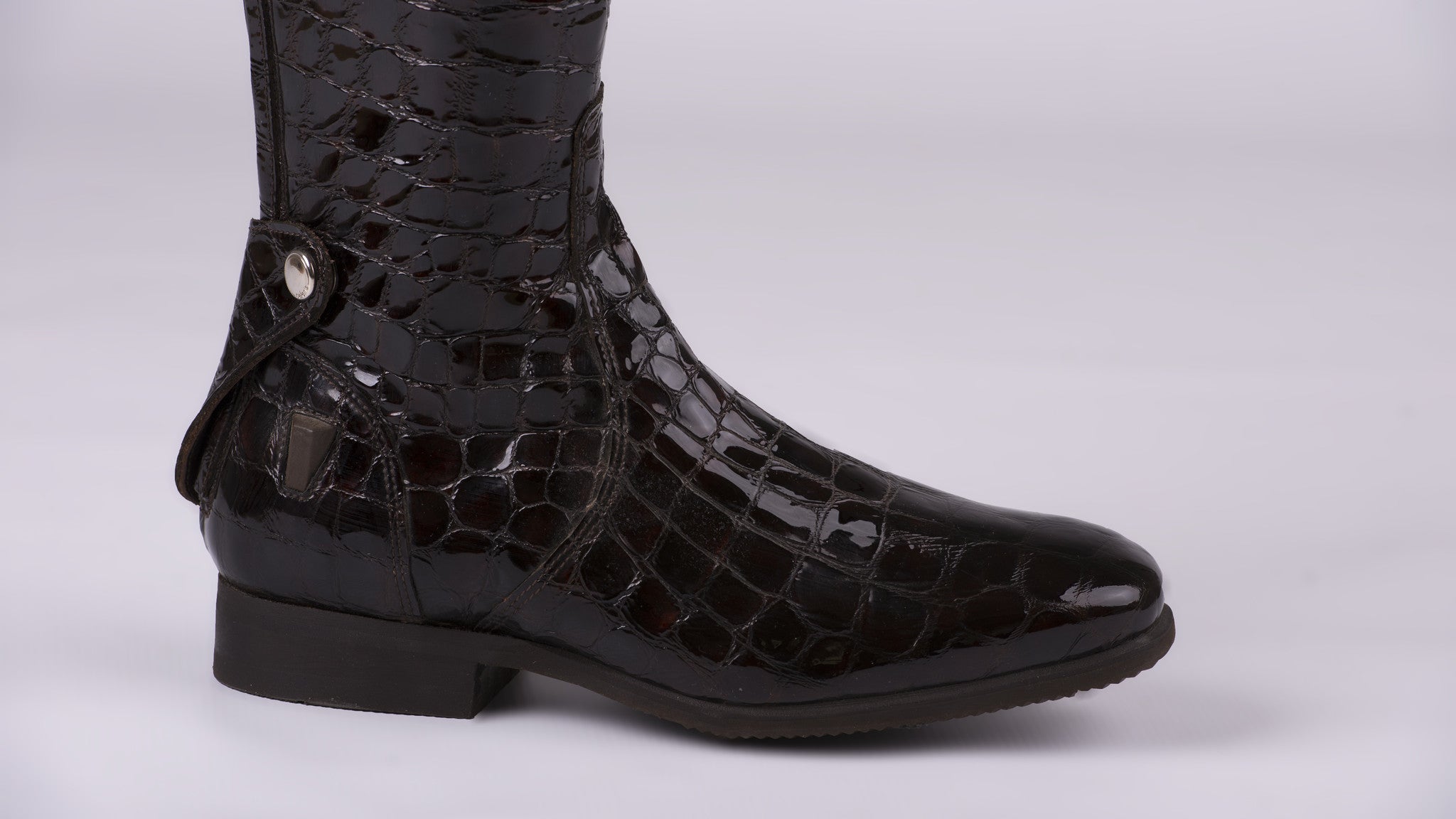 Gaya - Brown croco gloss - Size 38/35/47