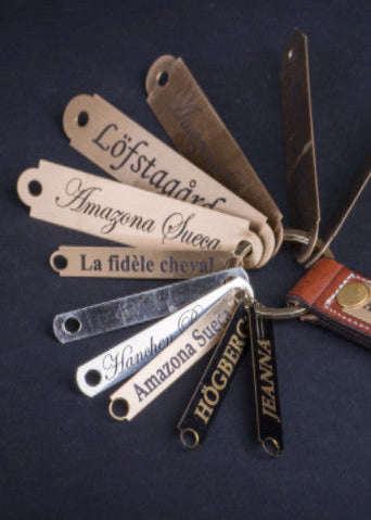 Engraved Name Plate For Dog Collars 13 x 76 mm