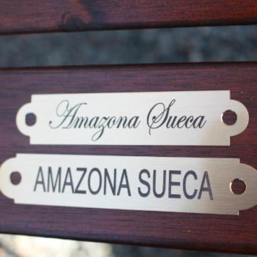 Engraved Name Plate For Halters
