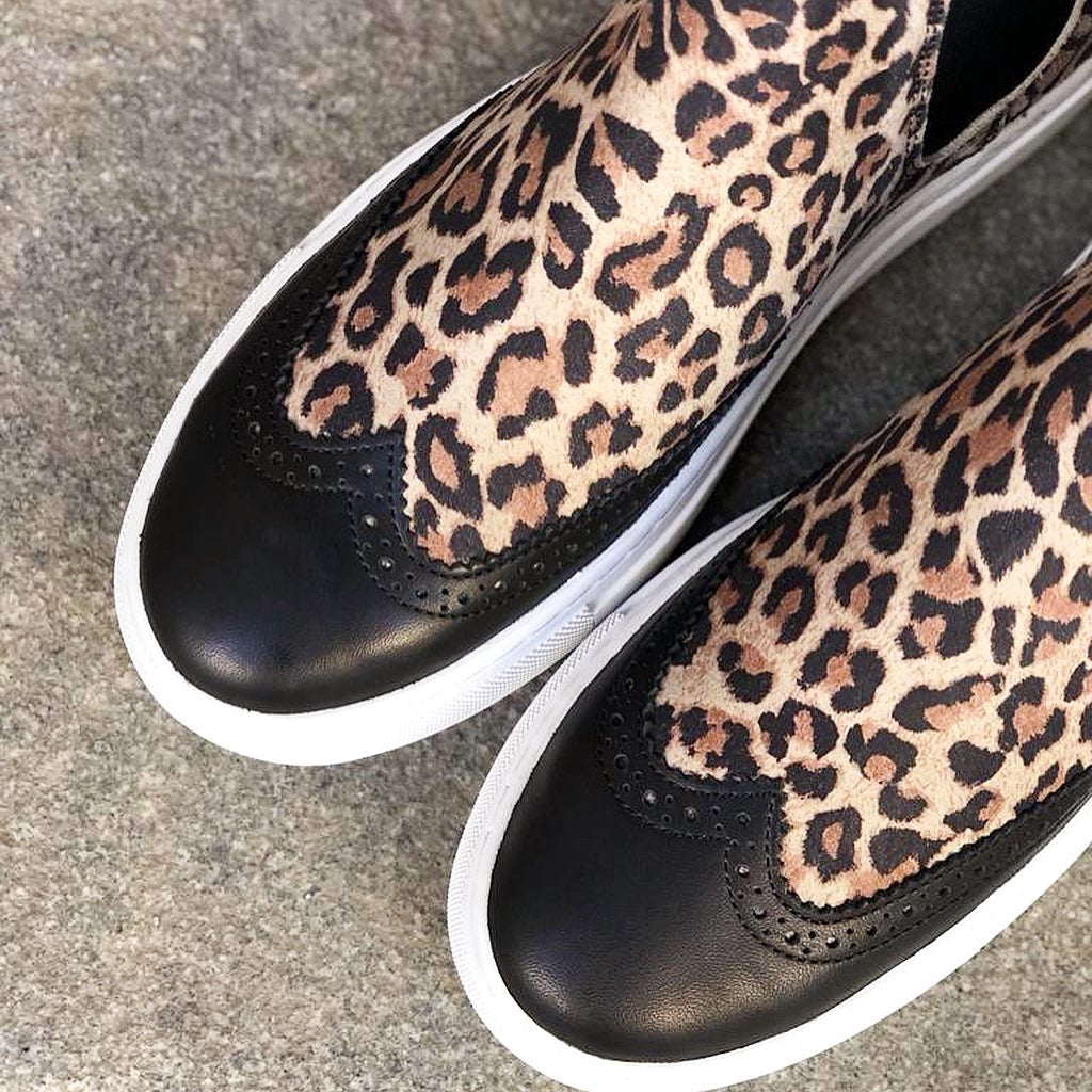Leopard Suede