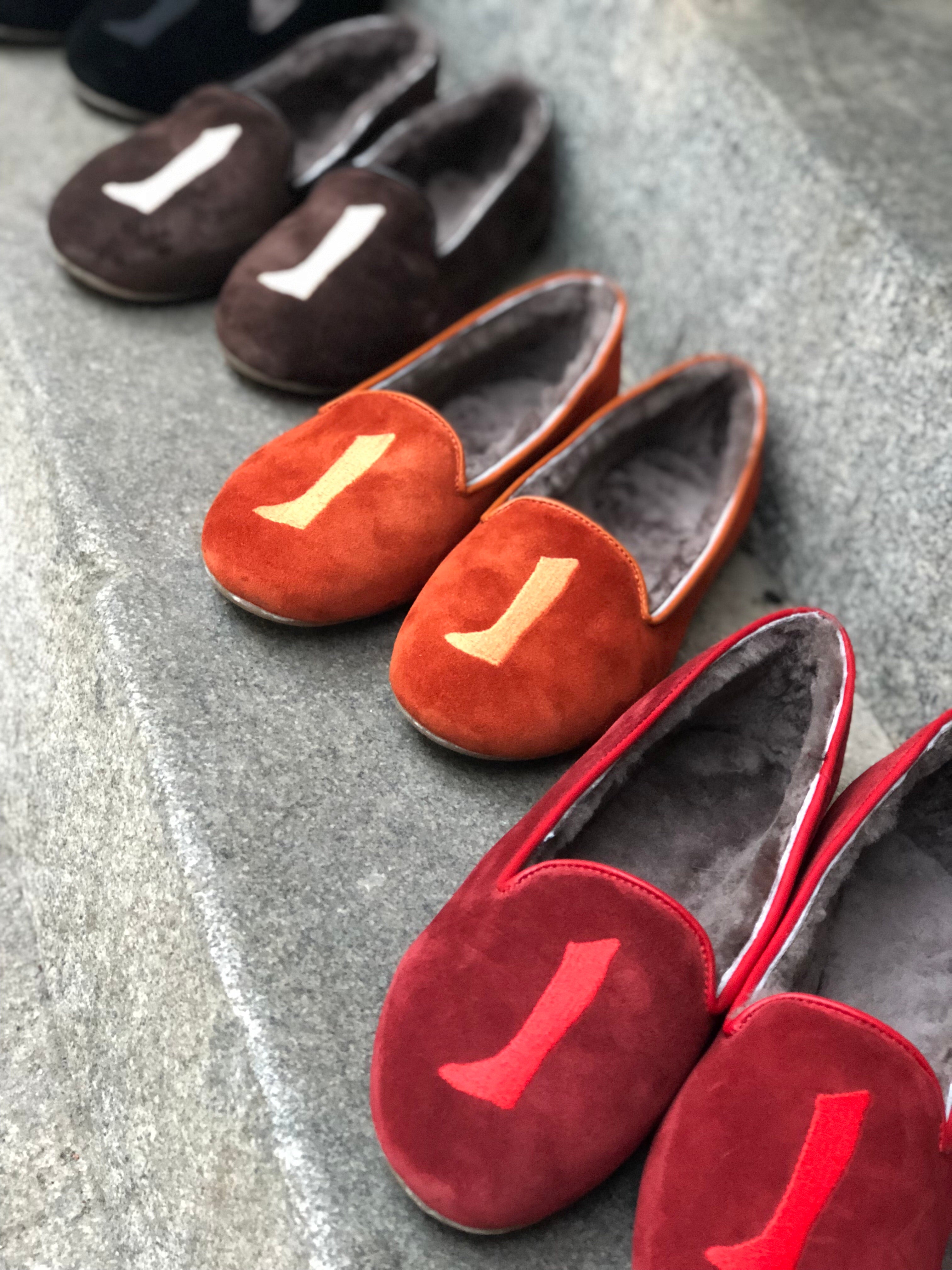 slippers sheepskin | tofflor fårull, Products AUGUSTA SHEEPSKIN Suede