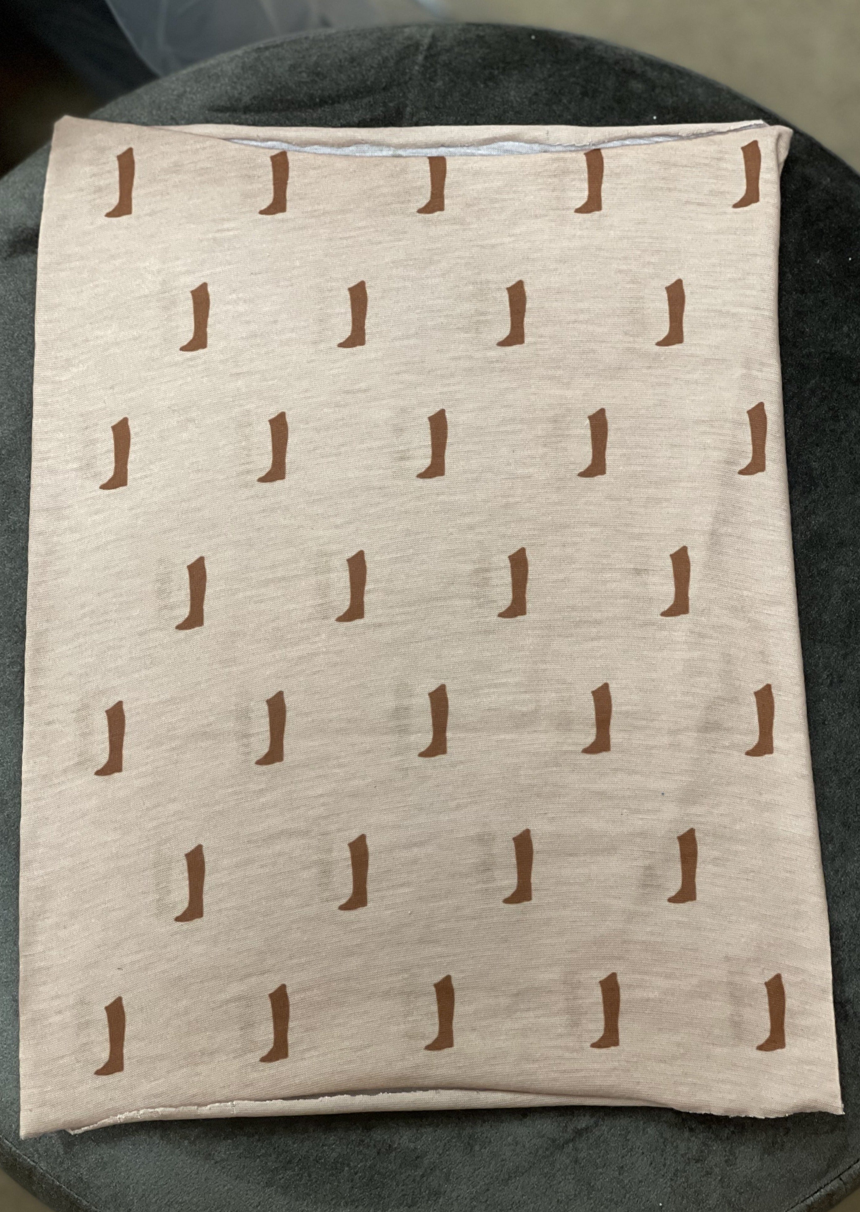 Neck Warmer Beige/Coffee
