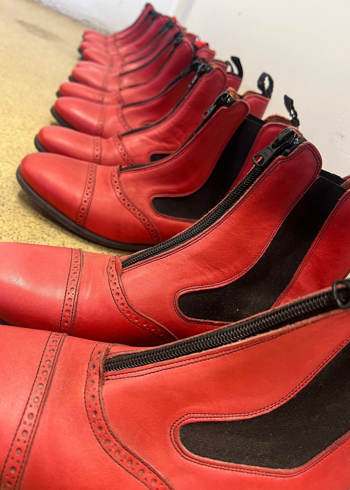 Mistral | Red Leather | Size 35-39