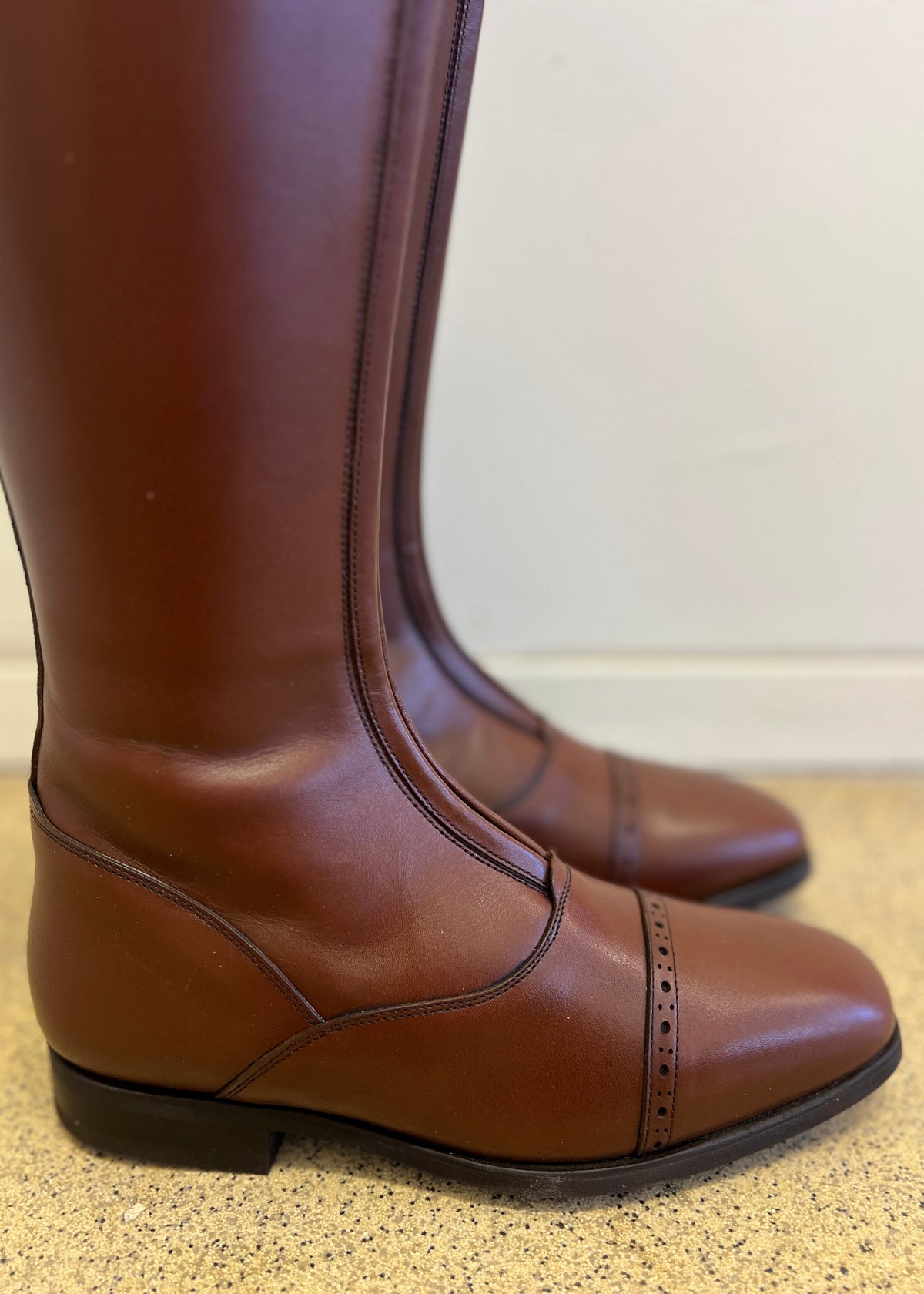 Polo | Nut Brown/Chestnut croco | Size 38/32/46