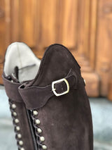 Dark Brown Suede