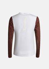 Performance Shirt White/Brown