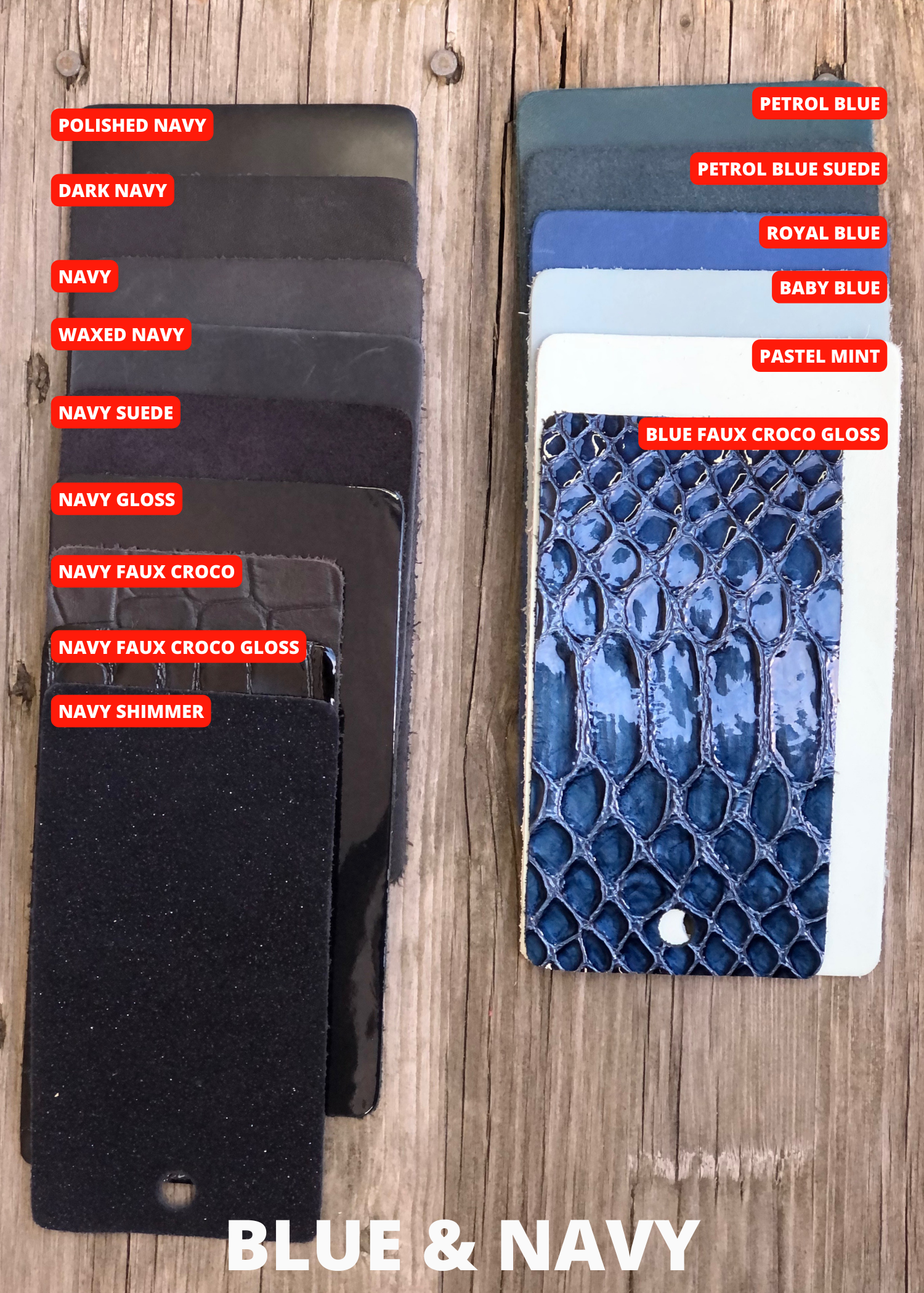 Petrol Blue Suede