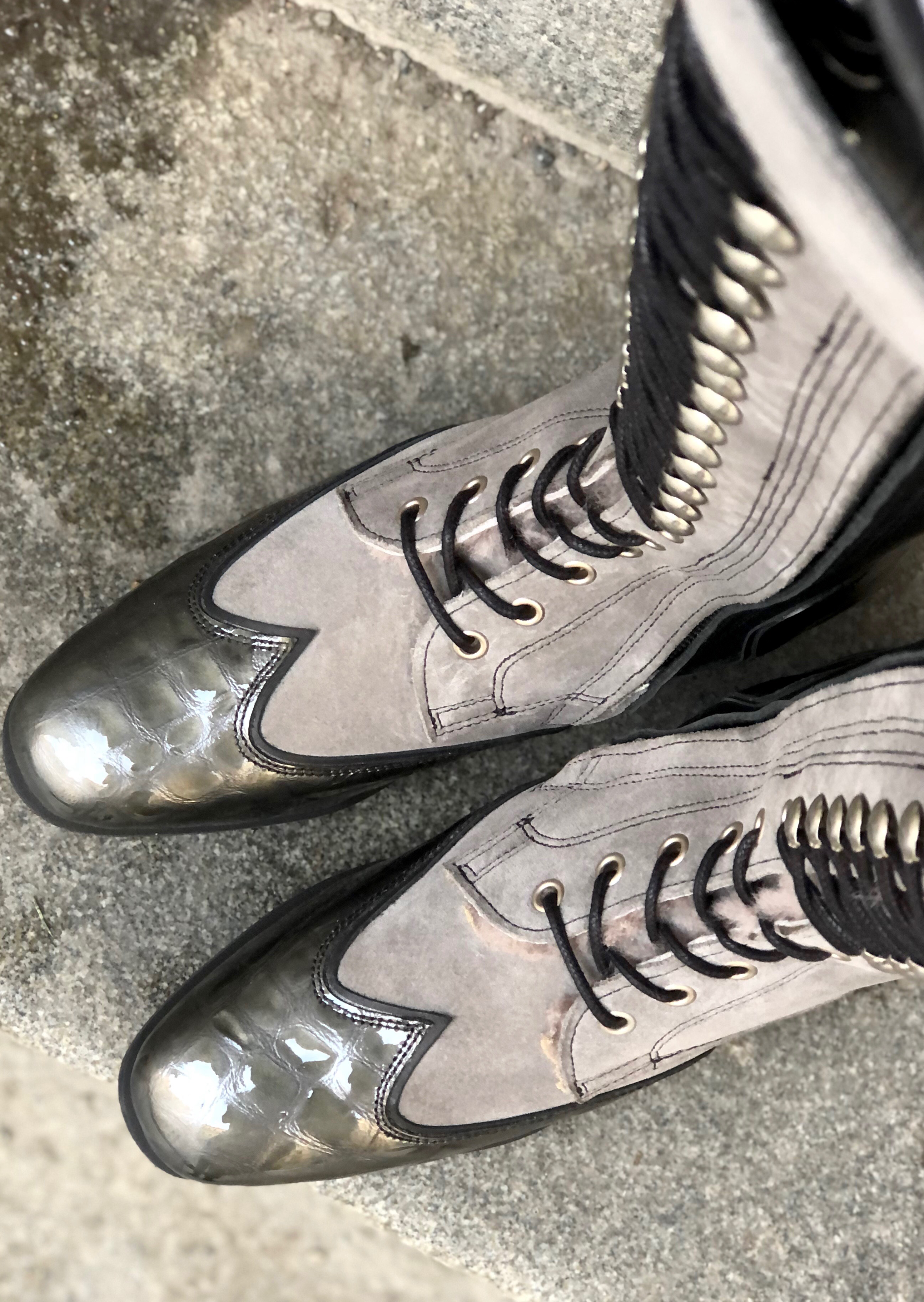 Heart double stitched