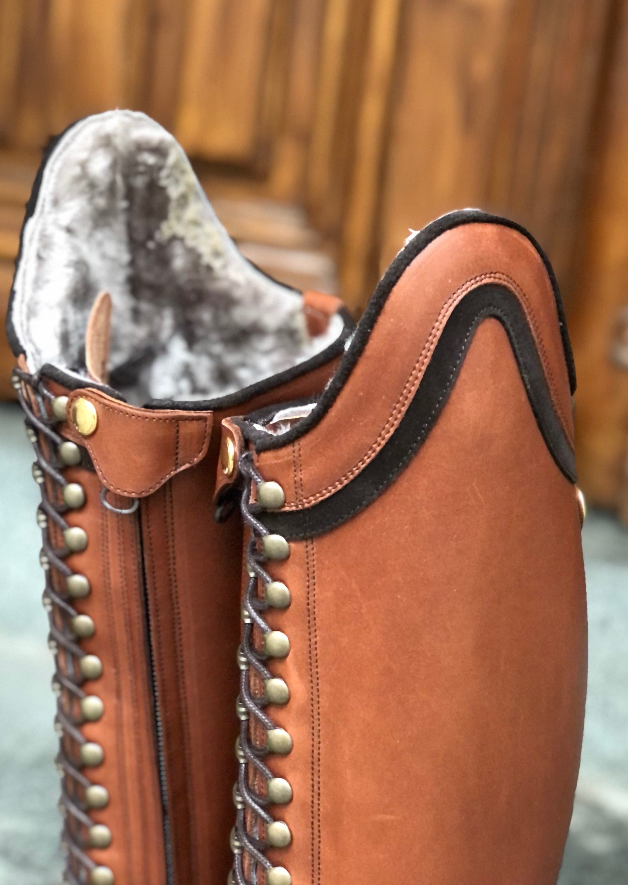 Short pressure button brass