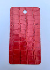 Red Faux Croco