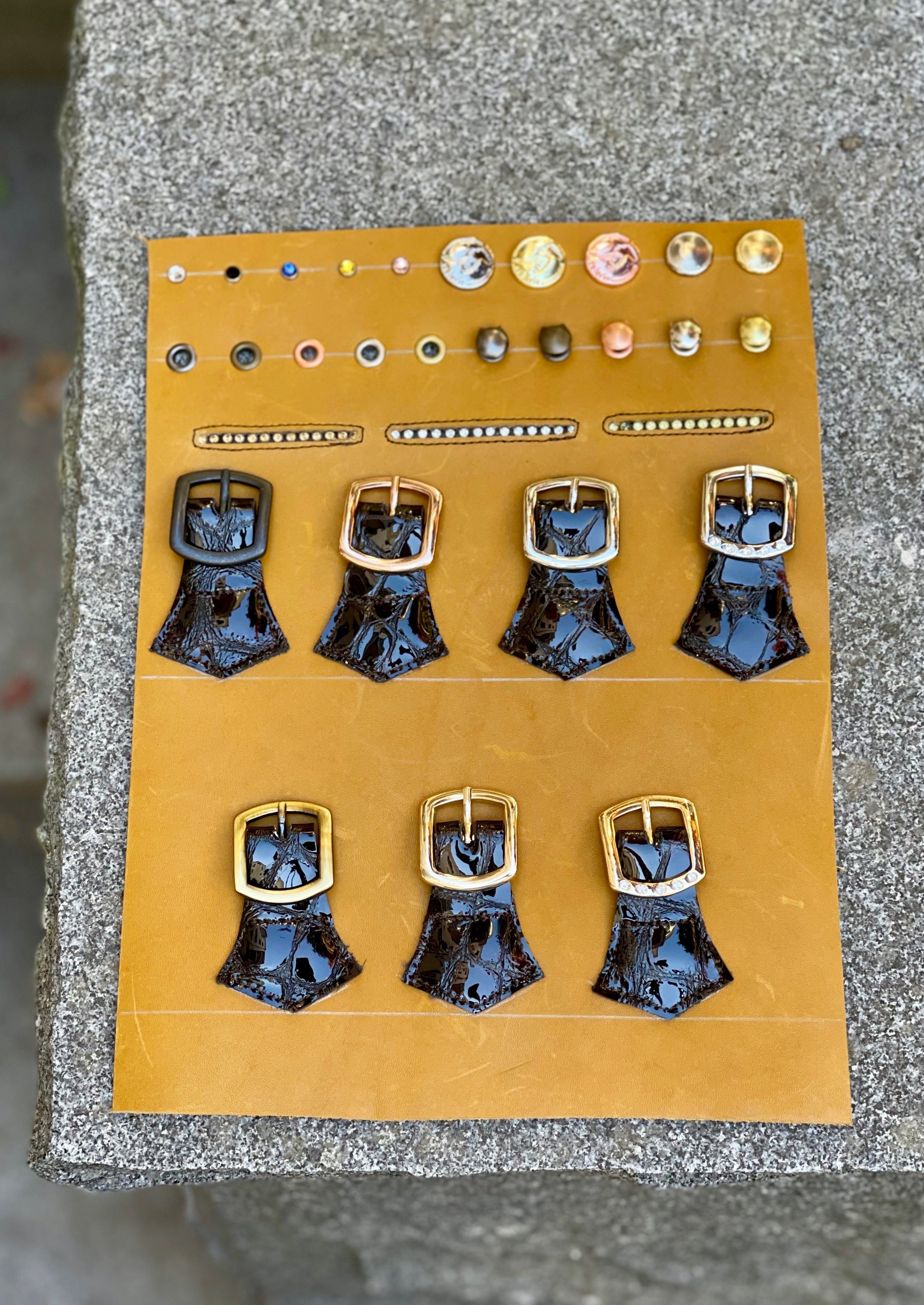 Buckles and bling for tallboots