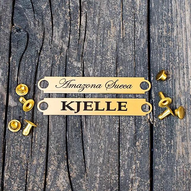 Engraved Name Plate for Accessories