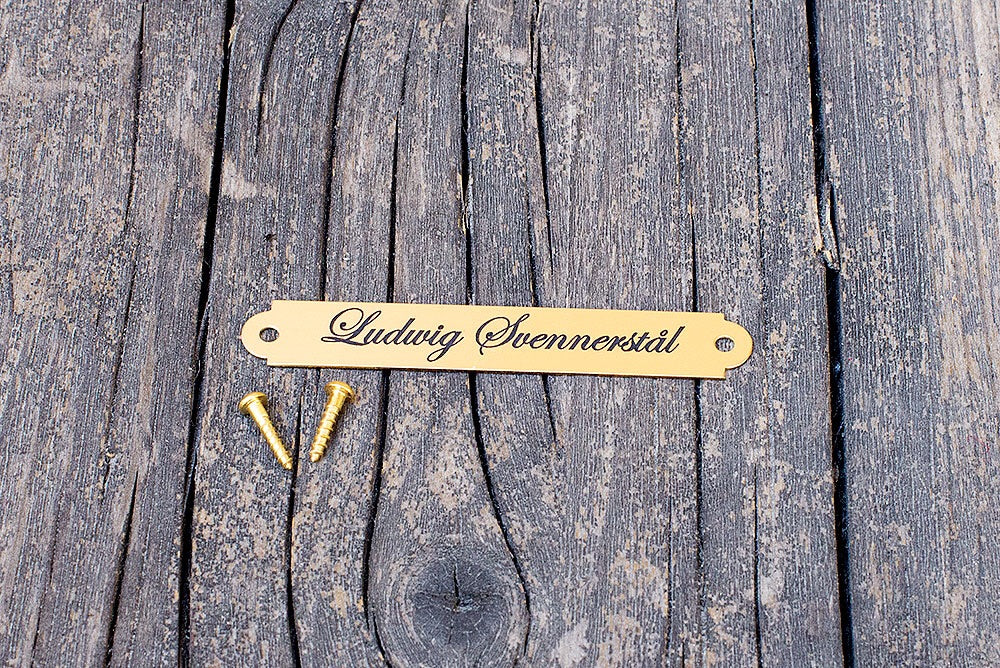 Engraved Name Plates For Saddles