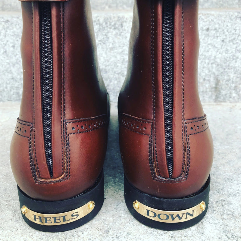 HEELS DOWN - Engraved Nameplates For Boots